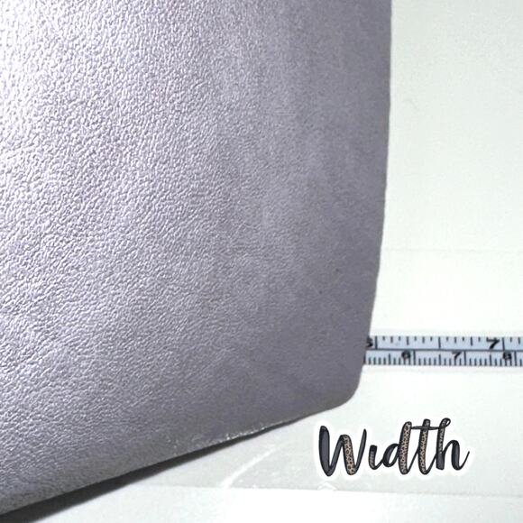 NWT Calvin Klein Women’s Lilac Havana Lavender Tote Bag Shoulder Leather Handbag - Picture 9 of 9